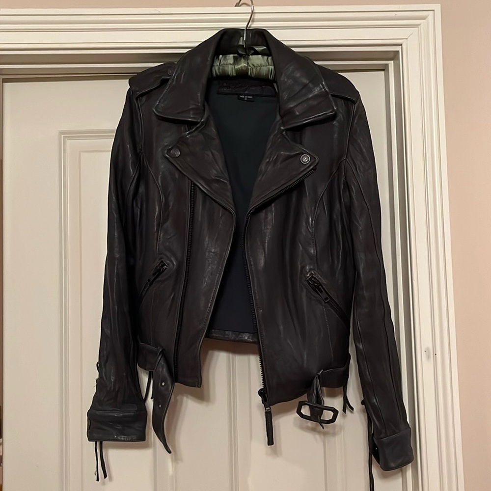 True Religion leather jacket